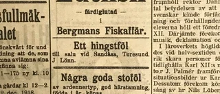 Lucköppning i arkivet – 2 december 1918