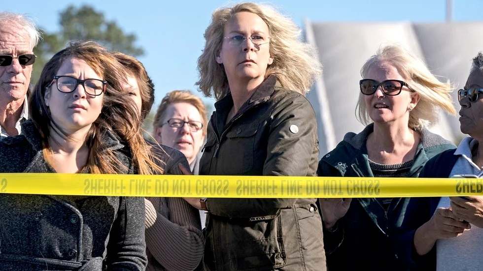 Skräckpionjären Jamie Lee Curtis spelar åter rollen som Laurie Strode i "Halloween".