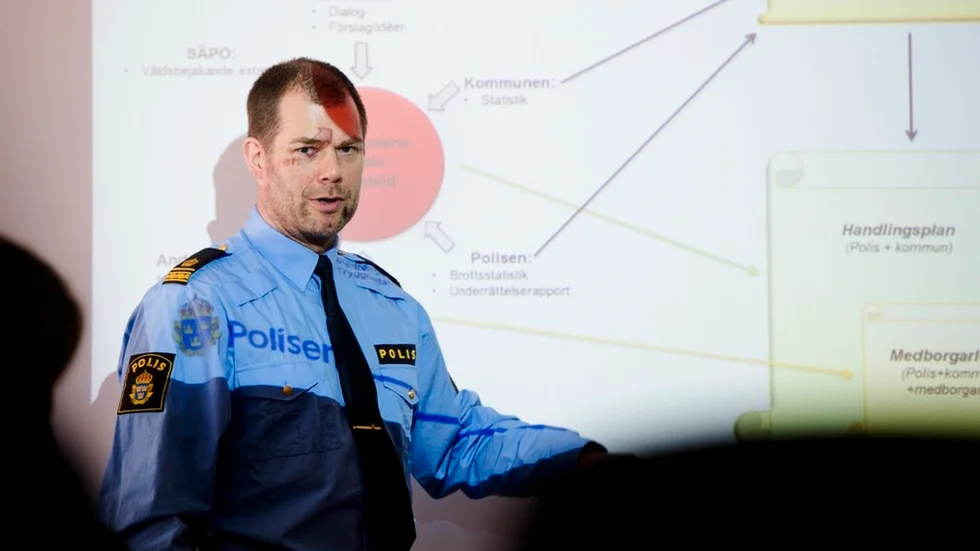 Mattias Hedström, kommunpolis i lokalpolisområde Nyköping.