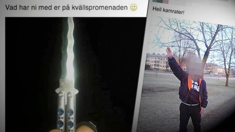 36-åringen var tidigt aktiv i Soldiers of Odins lokalavdelning i Eskilstuna och har skyltat öppet med sina nazistsympatier på Facebook. Bilden där han gör hitlerhälsning mot kameran lades ut hösten 2015.