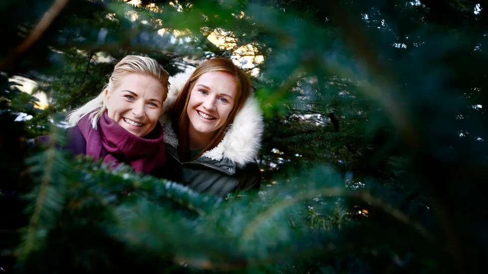 Uniteds Annica Svensson och Vaila Barsley ser fram emot ett nytt spännande år i klubben.