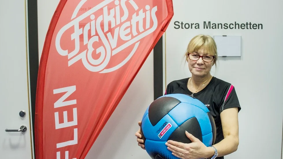Gunnel Källstedt, ordförande för Friskis och svettis i Flen.