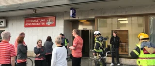 Gallerian utrymd efter larm