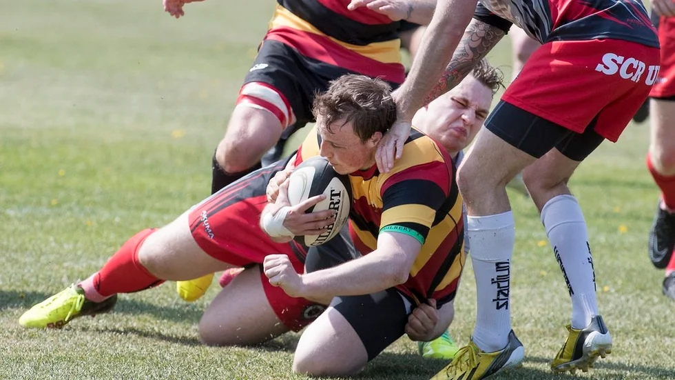 Förra året spelades den första seriematchen i rugby någonsin i Katrineholm. Det blev ett läroår för Katrineholms Griffins som kommer laddat till den här säsongen. Arkivfoto: Tomas Nilsson