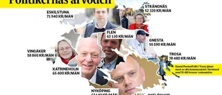 Så här mycket tjänar kommunalråden i Sörmland