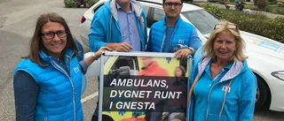 M-löfte om ambulans till Gnesta