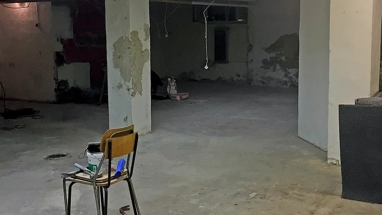 Så här såg det ut i lokalen i början av 2018.