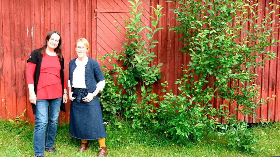 Julia Kolesova har översatt flera Åsa Larssons böcker till ryska. Under kulturfestivalen Bok & Vandring möttes de igen under en av Julias möjligheter att lämna Sankt Petersburg i Ryssland.