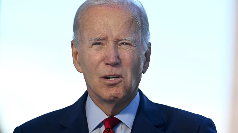USA:s president Joe Biden. Bild från i måndags.