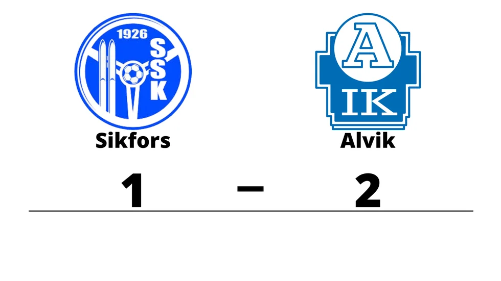 Sikfors SK förlorade mot Alviks IK