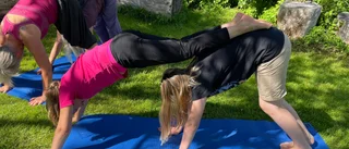 Kompisyoga för inre balans i Sunnersta: "Får stillhet och lugn"