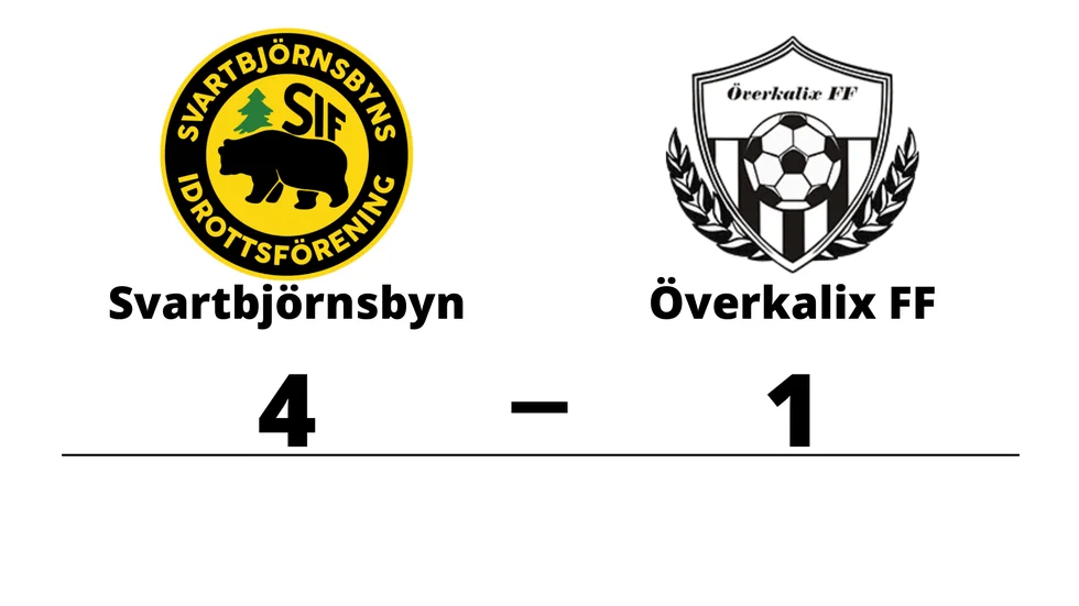 Svartbjörnsbyns IF vann mot Överkalix FF