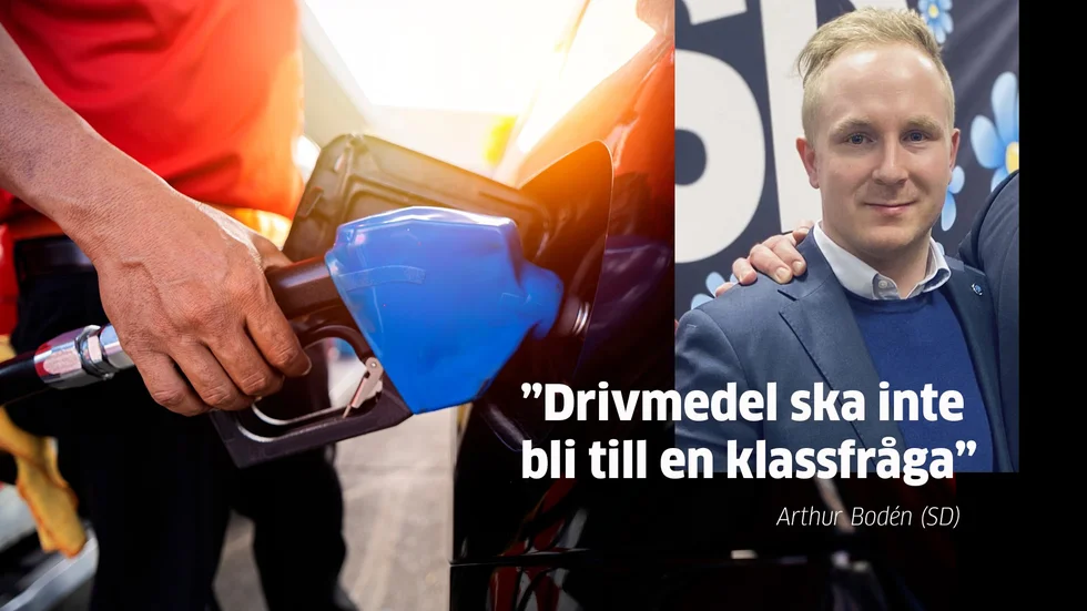   Ungsvenskarna och Sverigedemokraterna har lämnat in ett lagförslag om att sänka drivmedelspriserna.