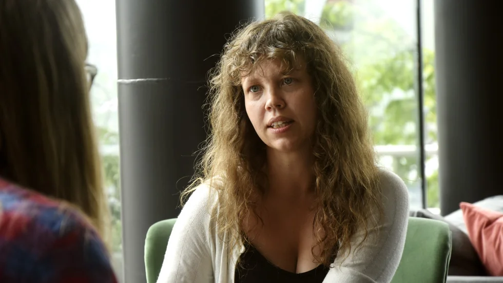 Evelina Rydeker, gruppledare för miljöpartiet och sittande i kommunfullmäktige.
