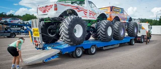 Monstertrucks på 1 000 hästkrafter intar Oxelösund: "Vi tänder även eld på saker"