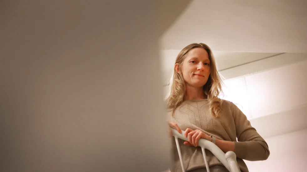 Christine Senter är vaccinsamordnare på Gotland men börjar i september på sitt nya jobb som verksamhetschef för vuxenpsykiatrin i Västmanland.