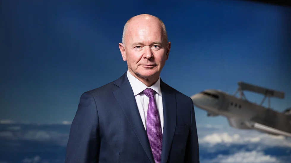 Saabs vd, Micael Johansson, presenterade på torsdagen företagets delårsrapport.
