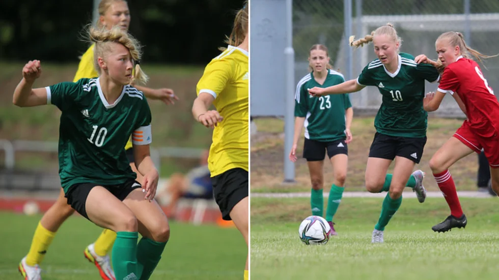 Maloua Berggren under lägret i slutet av juni. Nu har 46 av de 136 spelarna blivit uttagna till ett landslagsläger på Bosön med start 11 augusti. 