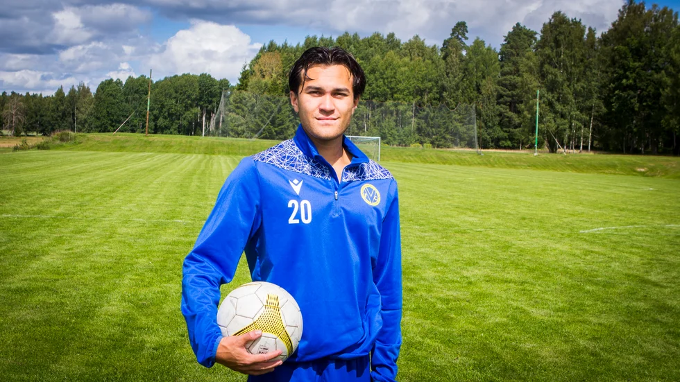 Kim Ekberg blev tvåmålsskytt i mötet mellan Värmbols FC och IF Eker. 