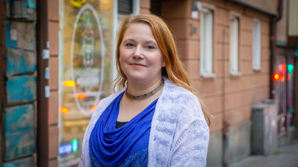 Västra Husbybon Maria Bergman Skiba tar över Glokala haket på Kungsgatan i Norrköping.