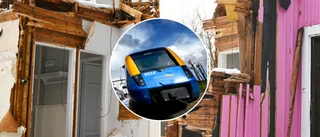Färgglada huset jämnas med marken – första rivningen