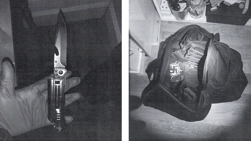 I den åtalade 16-åringens rum fanns bland annat flera knivar och föremål med nazistiska symboler. På måndagen meddelar Alingsås tingsrätt dom i målet.