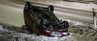 Tre trafikolyckor inom en halvtimme – flera personer inblandade
