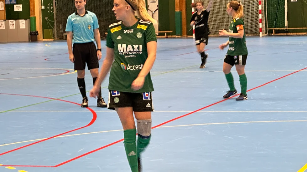 Tova Skansfelt kvitterade för ESK och styrde mycket när hon var inne på banan.
