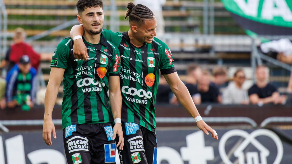 23-årige Ismet Lushaku (till vänster) jagas nu av flera allsvenska klubbar.