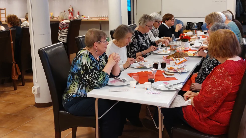 Visions pensionärer sammanfattade året och åt god jullunch.