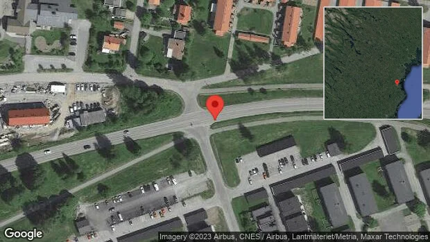 Trafikolycka på väg 829