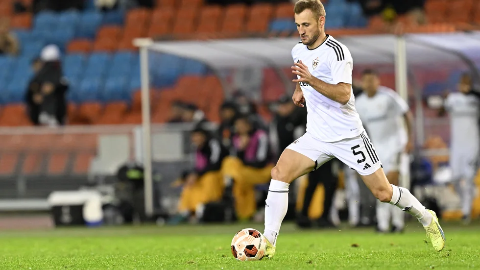 Maksim Medvedev på Nya Ullevi när hans Qarabag vann mot BK Häcken med 1–0 i Europa League.