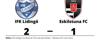 Lion Tomas mål räckte inte för Eskilstuna FC