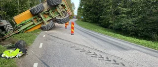 BILDEXTRA: Se förödelsen efter traktorolyckan
