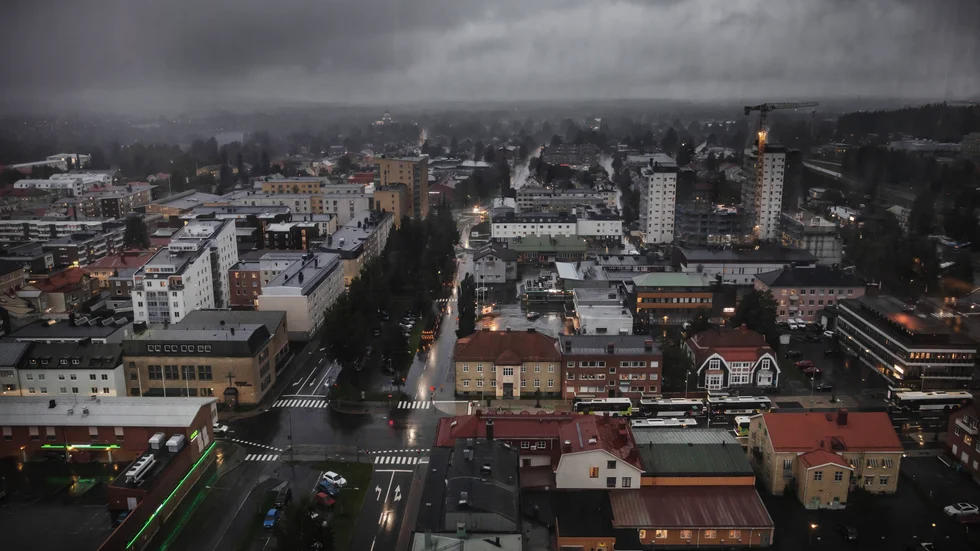 Stölden ägde rum i centrala Skellefteå.