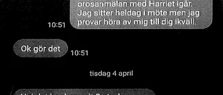 Hundratals sms mellan ordförande och anhållna pappan