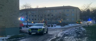 Plast brändes vid matlagning – orsakade utryckning