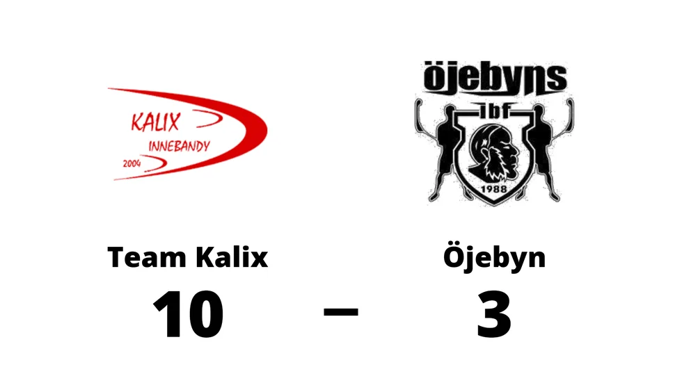 Team Kalix IBK vann mot Öjebyns IBF