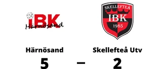 Skellefteå Utv höll inte hela matchen borta mot Härnösand