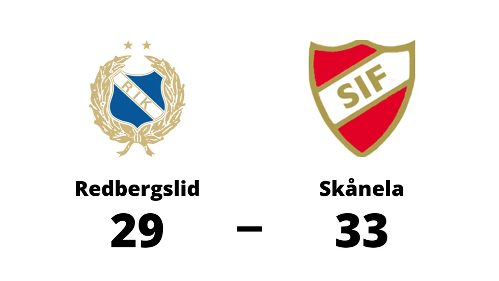 Redbergslids IK förlorade mot Skånela IF