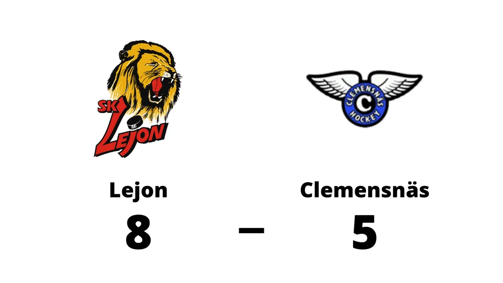 SK Lejon vann mot Clemensnäs HC