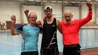 Ultramaratonlöpare sprang ett långlopp i helgen på Rosvalla. Martin Lindeberg vann, Rui Matos blev tvåa och Mikael Sandberg tog tredjeplatsen.
