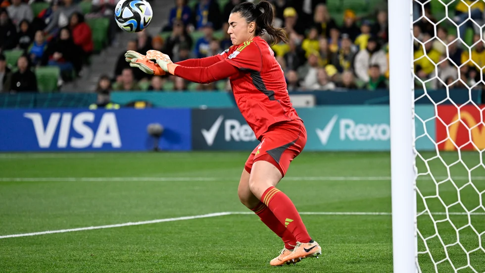 Zecira Musovic stod för flertalet vassa räddningar i VM-åttondelsfinalen mot USA.