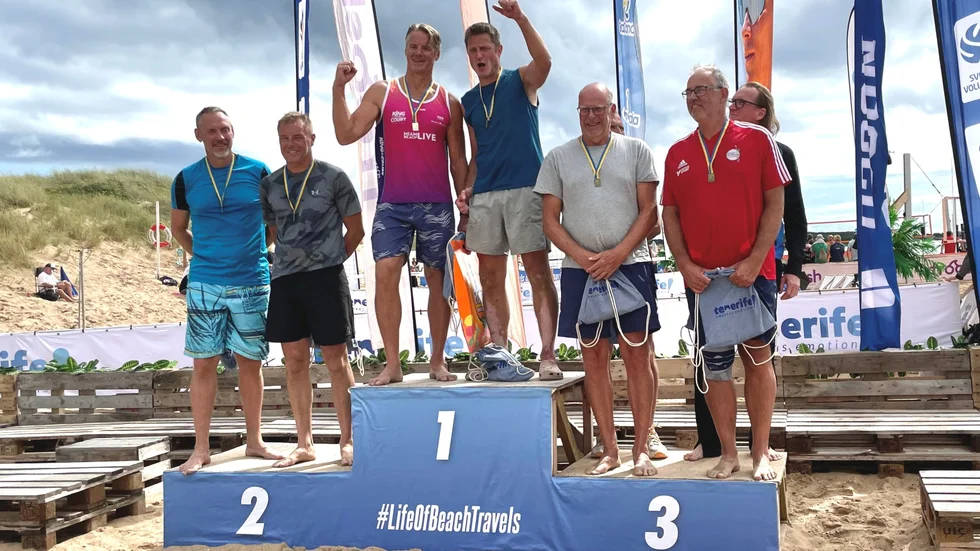 Jan Wahlén och Magnus Wessberg, från medaljutdelningen
