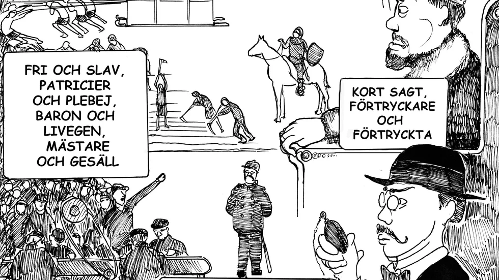Utdrag ur boken Kommunistiska Manifestet, av Mats Kejonen.
