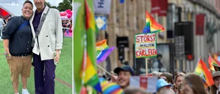 Storslaget firande för Maria under Stockholm Pride