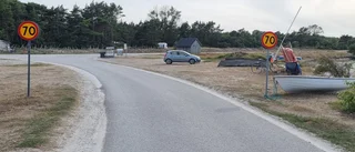 Felaktigt om hastighet på södra Gotland