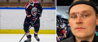 Otäckt när Mjölby-backen fick pucken i ansiktet: "Small till"