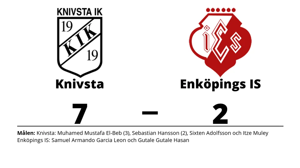 Knivsta IK vann mot Enköpings IS