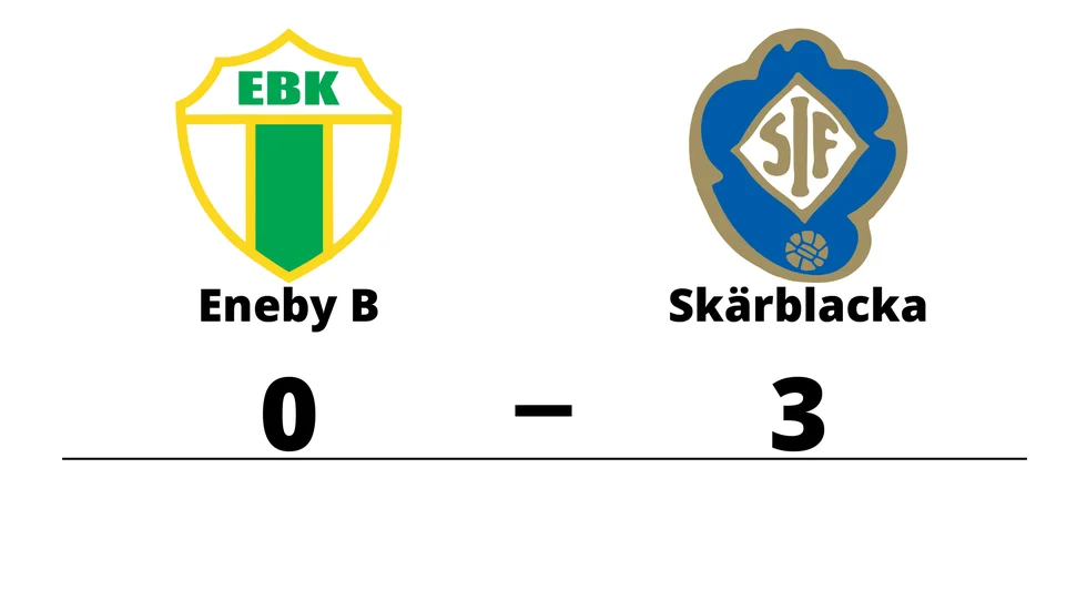 Eneby BK B förlorade mot Skärblacka IF